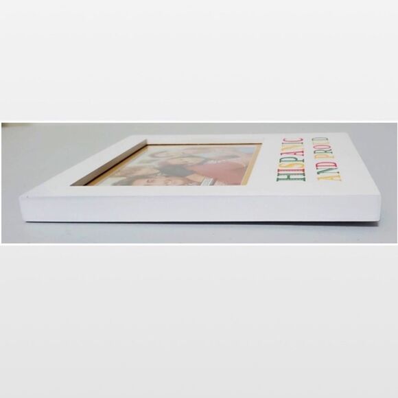 New Hispanic White 4X6 Picture Frame - Picture 7 of 14